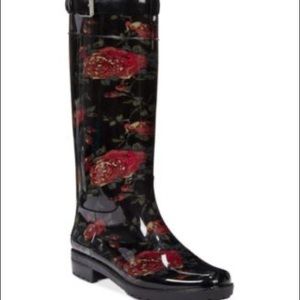 NWOB Lauren Ralph Lauren rossalyn ii rain boots rose